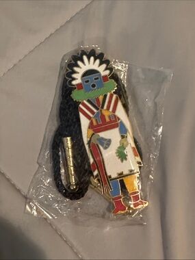 Men's Hopi Kachina Enamel Bolo Tie - New in Package
